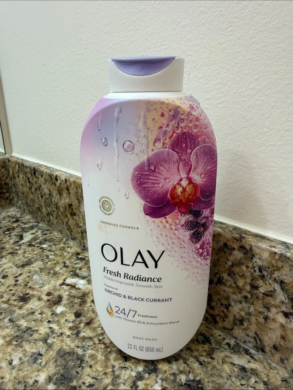 NWT OLAY Fresh Radiance Body Wash - orchid & black currant